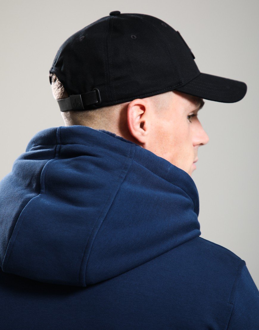 Moose Knuckles Logo Icon Cap Black/Black Logo