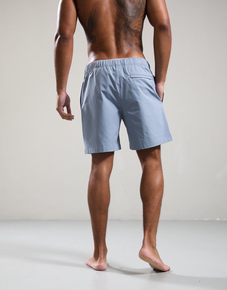 Moose Knuckles Logo Swim Shorts Jet Stream