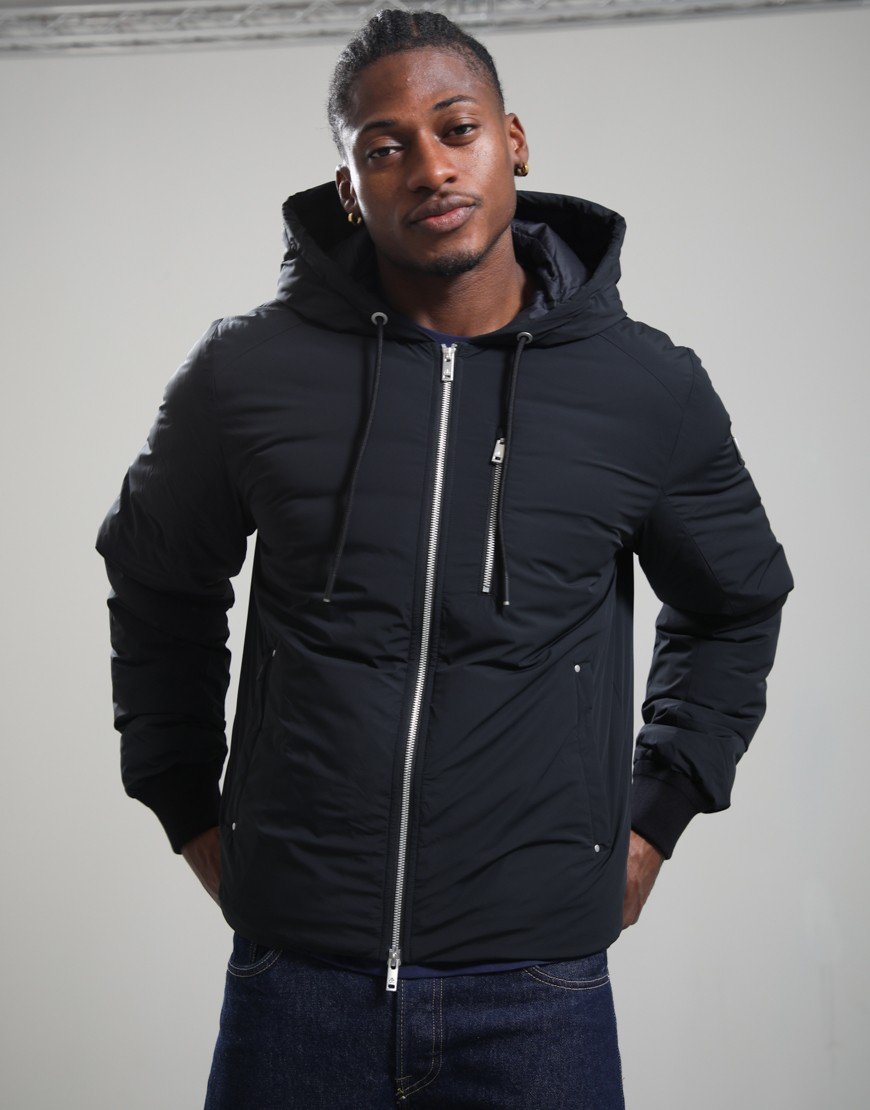 Moose Knuckles Northdale Full Zip Jacket Black