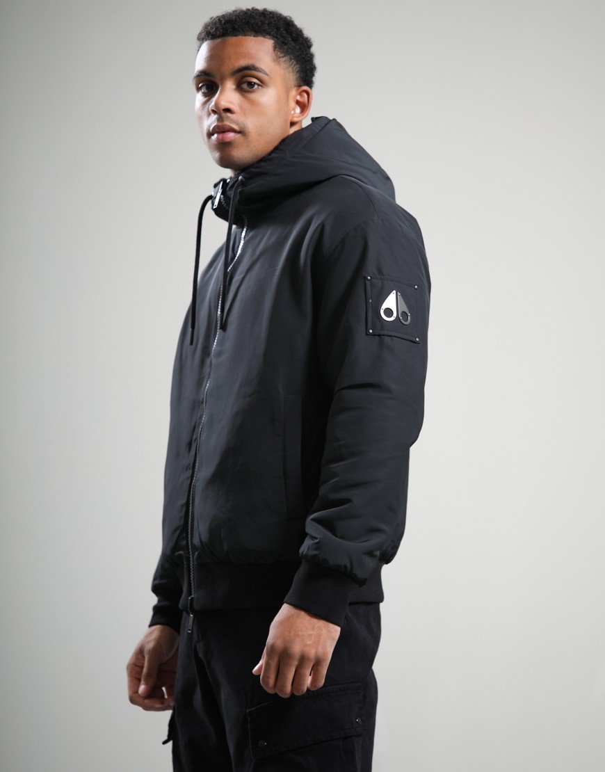 Moose Knuckles Roland Reversible Bunny Jacket Black