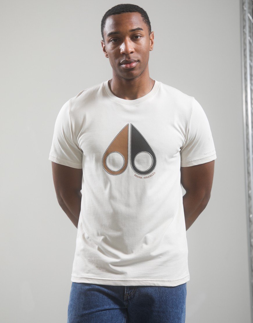Moose Knuckles Tandem T-Shirt Alabaster