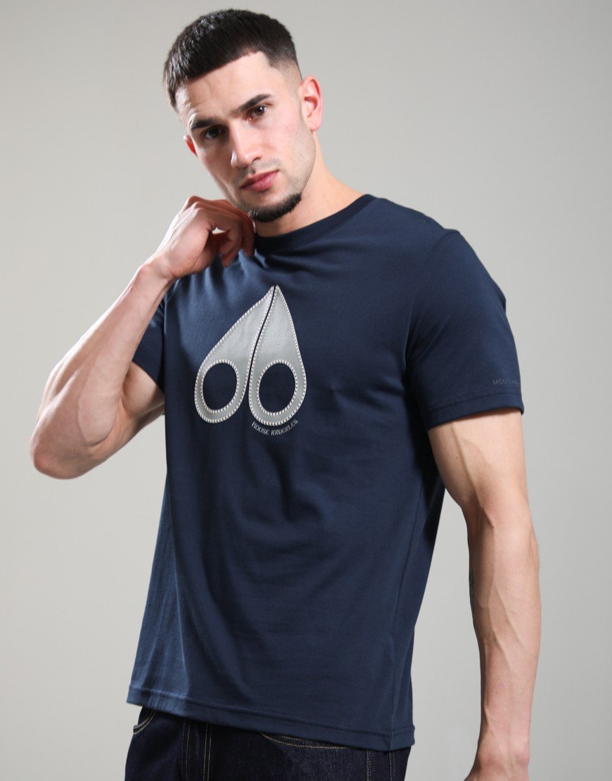 Moose Knuckles Tandem T-Shirt Navy