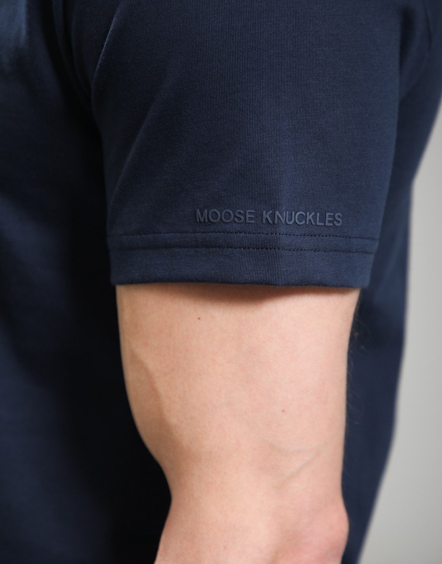 Moose Knuckles Tandem T-Shirt Navy