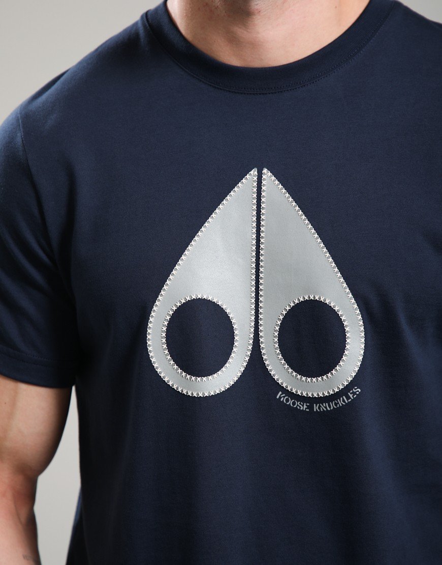 Moose Knuckles Tandem T-Shirt Navy