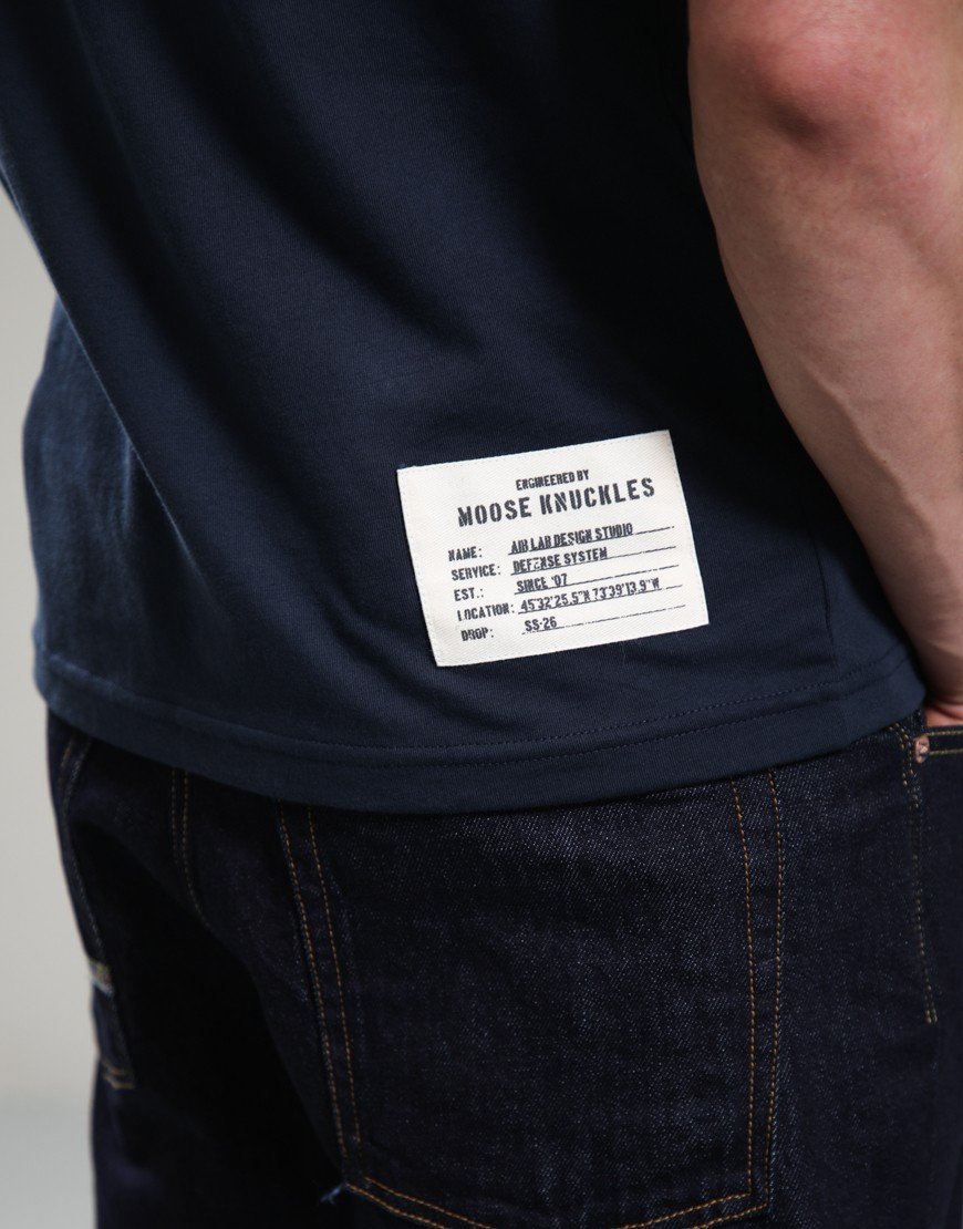 Moose Knuckles Tandem T-Shirt Navy