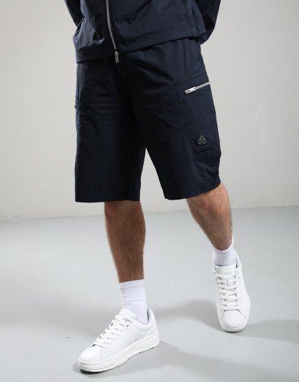 Moose Knuckles Top Flight Cargo Shorts Navy
