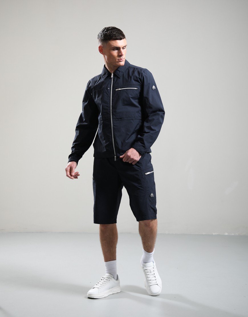 Moose Knuckles Top Flight Shirt Jacket Navy