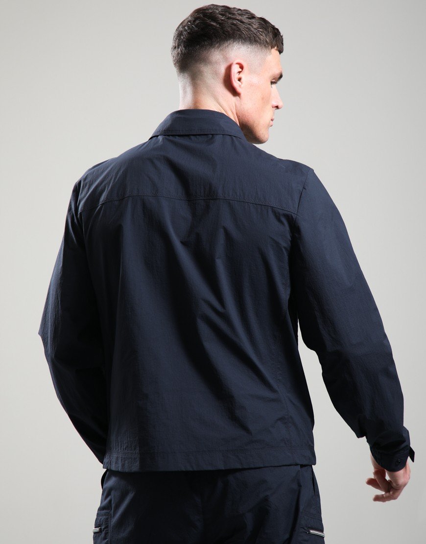 Moose Knuckles Top Flight Shirt Jacket Navy