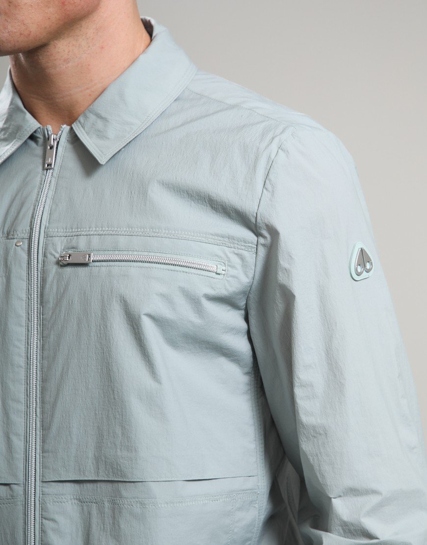 Moose Knuckles Topflight Shirt Jacket Dusty Jade