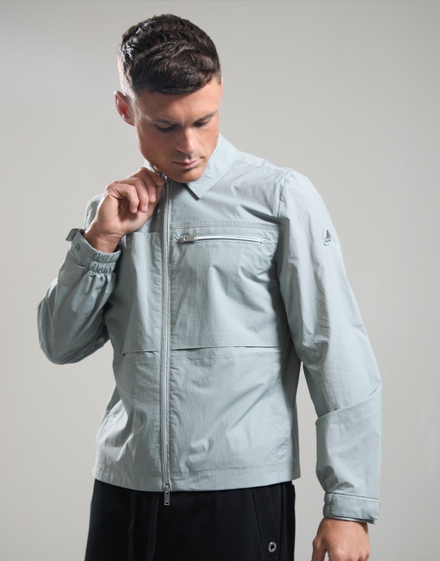 Moose Knuckles Topflight Shirt Jacket Dusty Jade