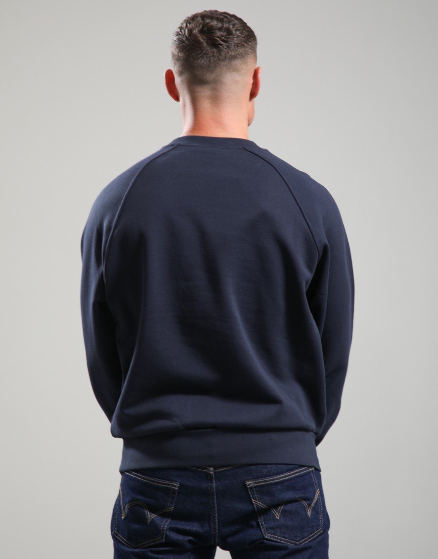 Moose Knuckles Yul Crew Sweat Navy