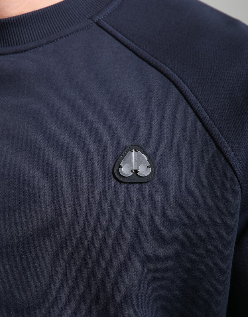 Moose Knuckles Yul Crew Sweat Navy