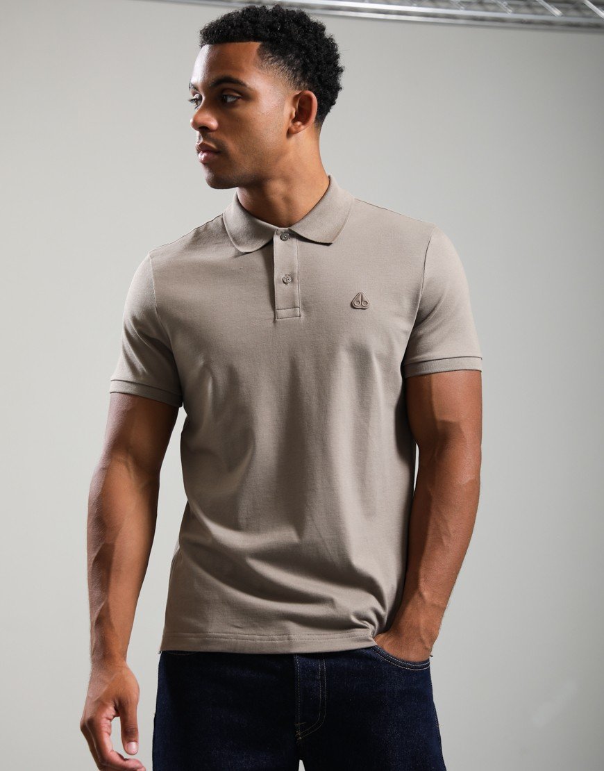 Moose Knuckles Yul Polo Shirt Ashen