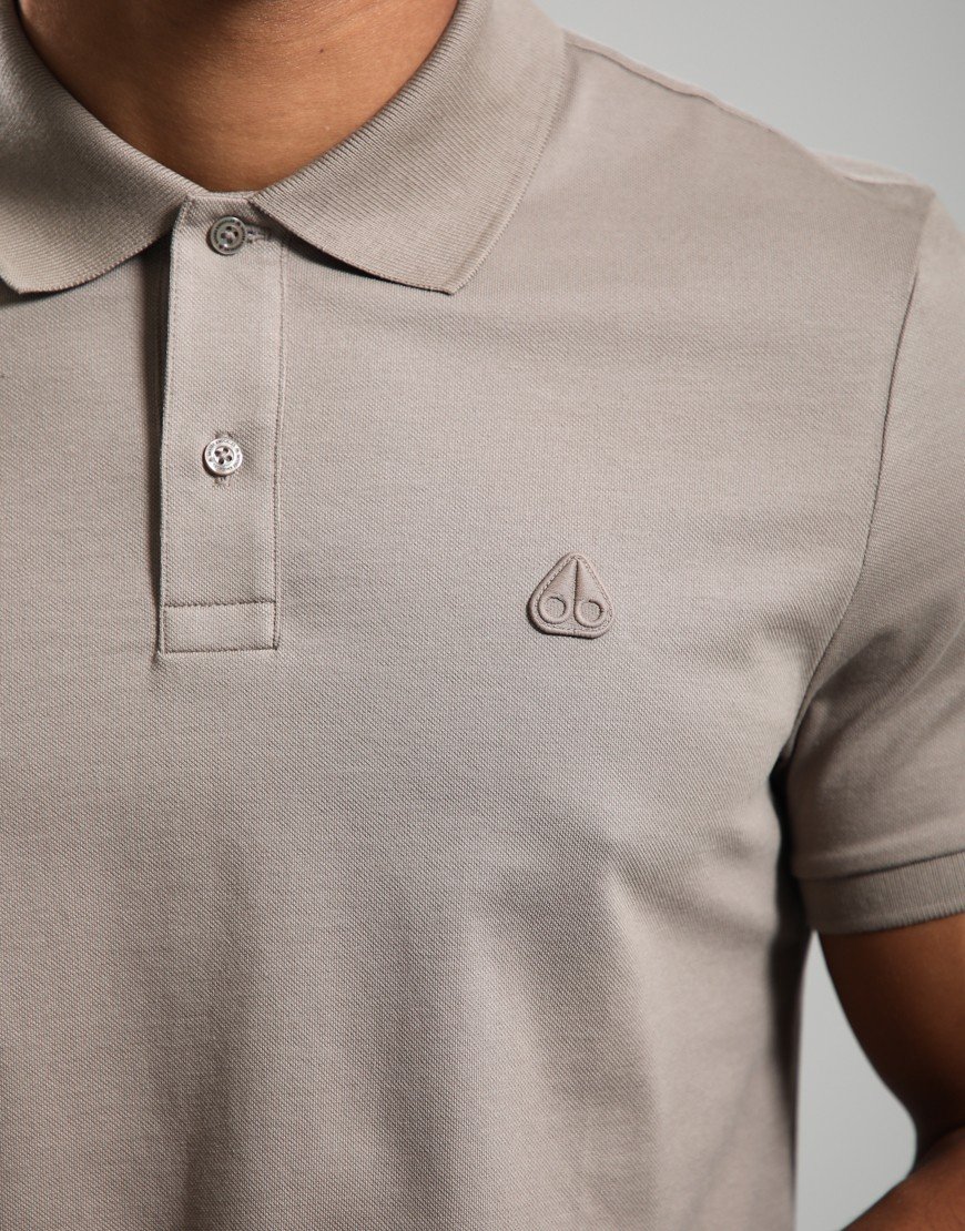 Moose Knuckles Yul Polo Shirt Ashen