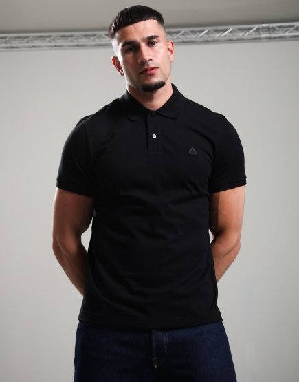 Moose Knuckles Yul Polo Shirt Black