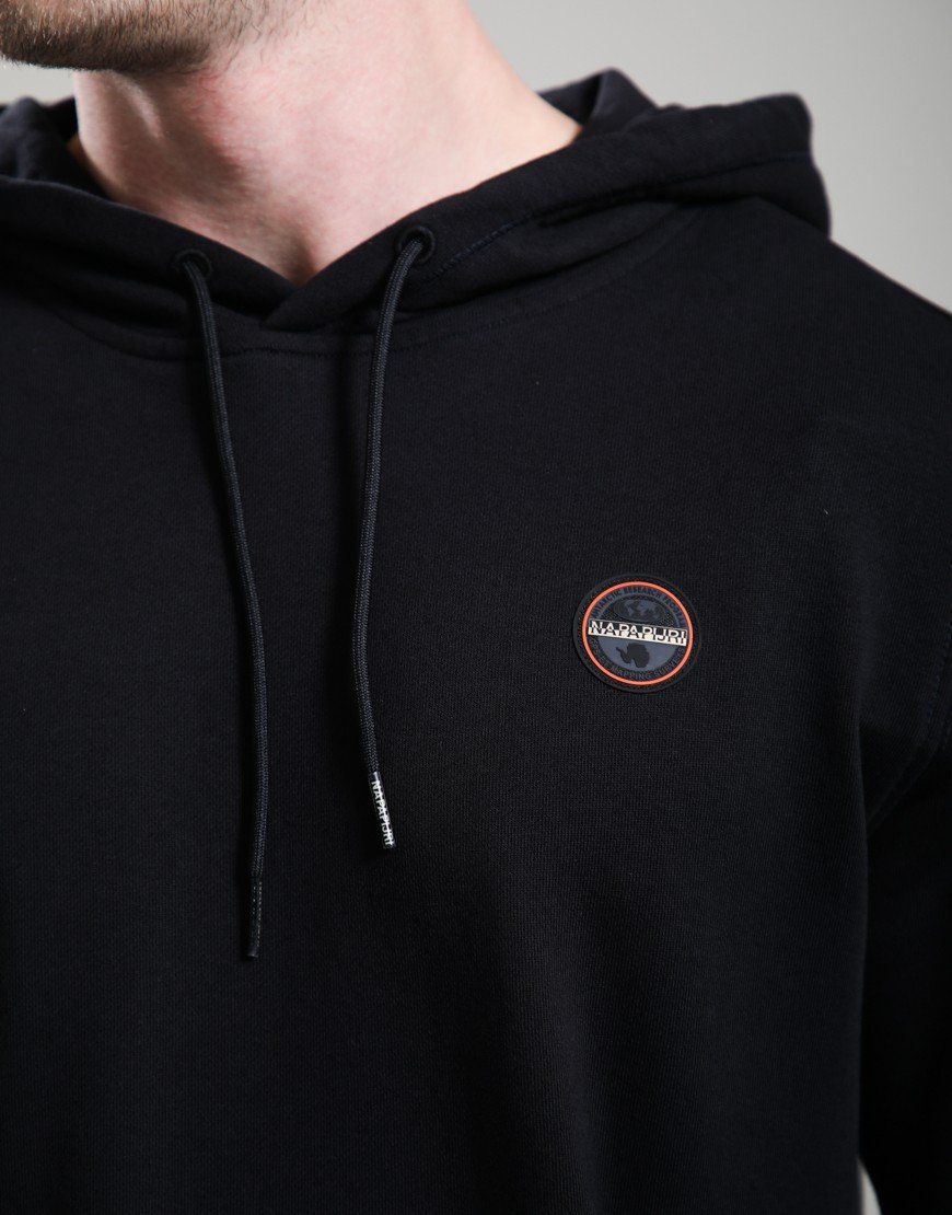Napapijri B-Badge Hoodie Black Beauty