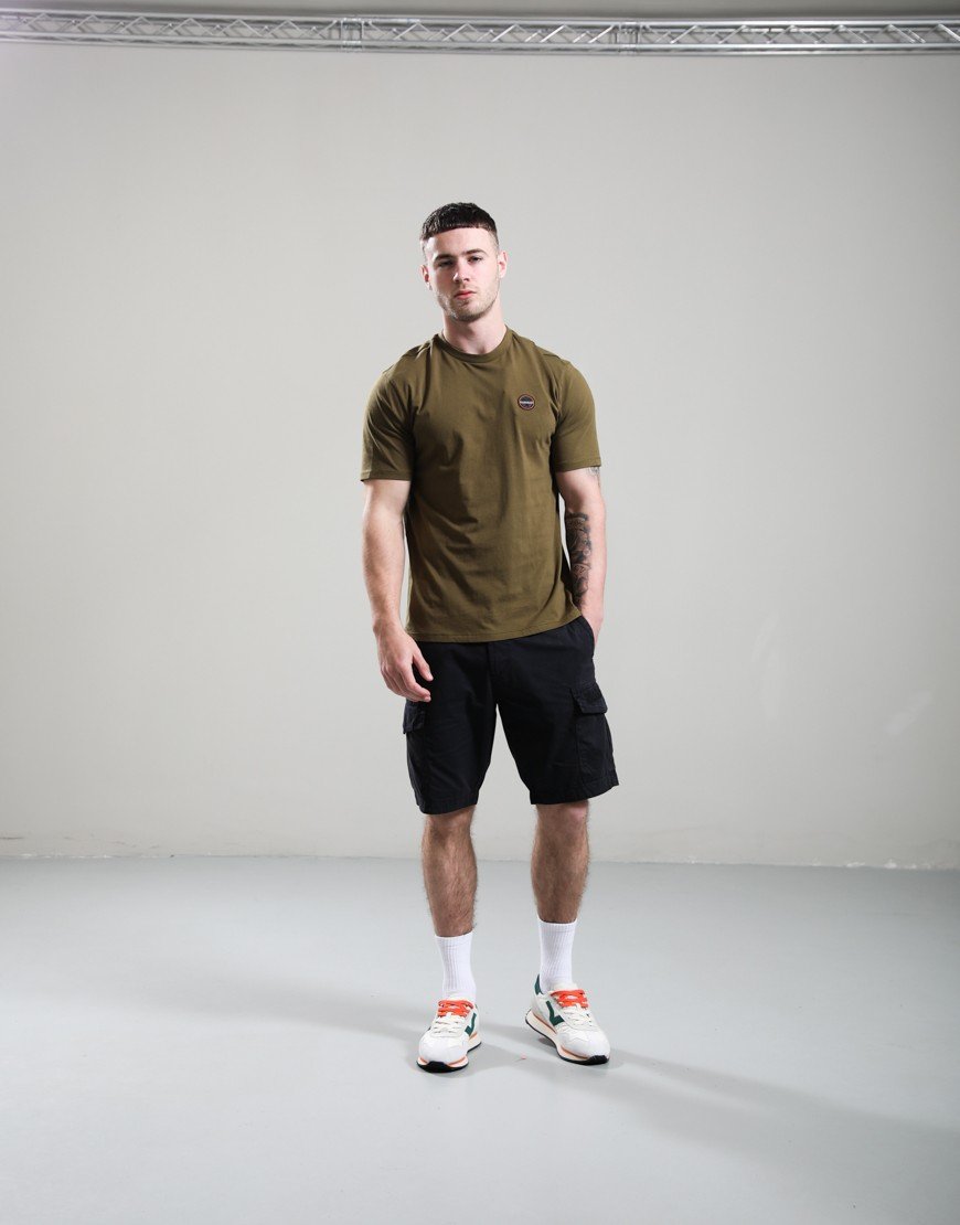 Napapijri S-Badge T-Shirt Dark Olive