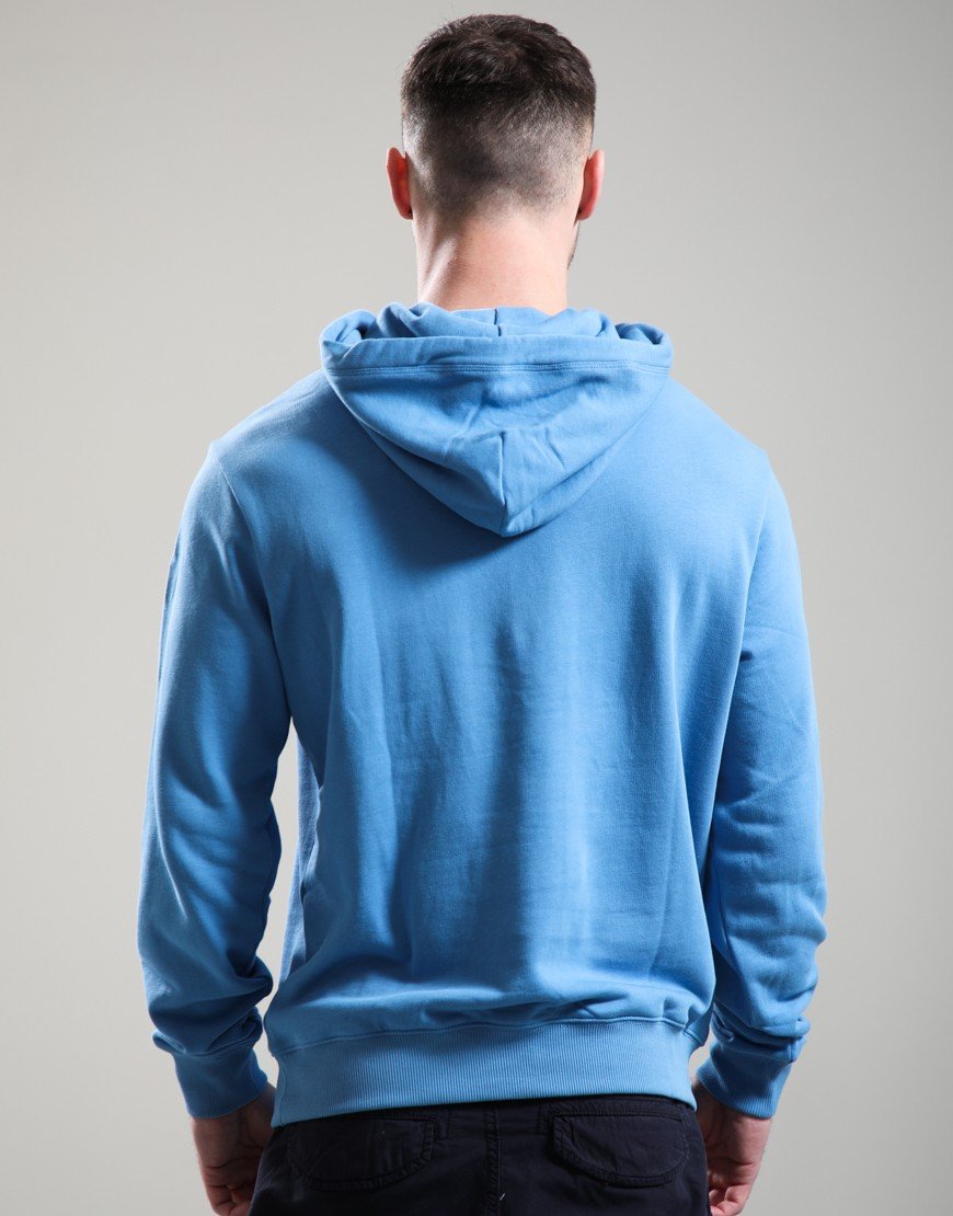 Napapijri B-Box Logo Hoodie Blue Jasper
