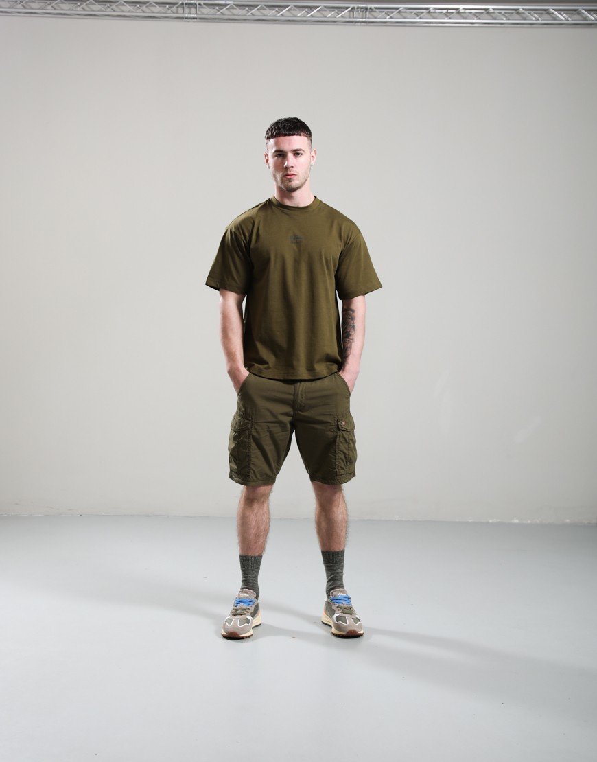 Napapijri S-Elevated Logo T-Shirt Dark Olive