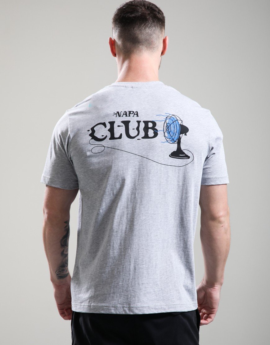 Napapijri S-Flint T-Shirt Light Grey Melange