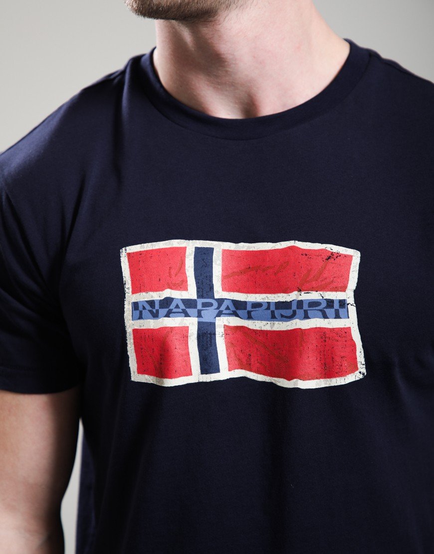 Napapijri S-Mahsa T-Shirt Blu Marine