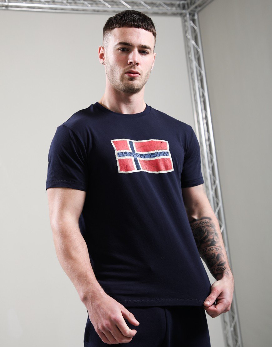Napapijri S-Mahsa T-Shirt Blu Marine