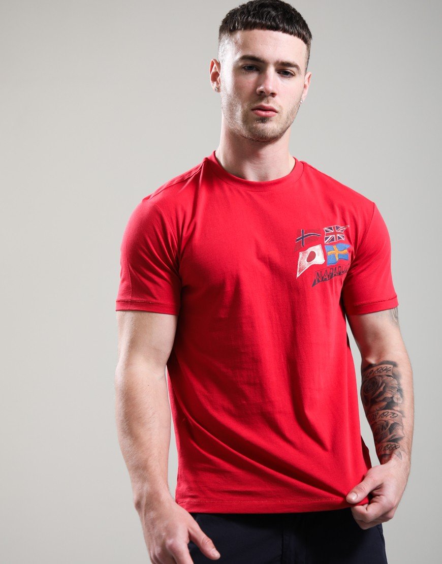 Napapijri S-Mahsa T-Shirt Red