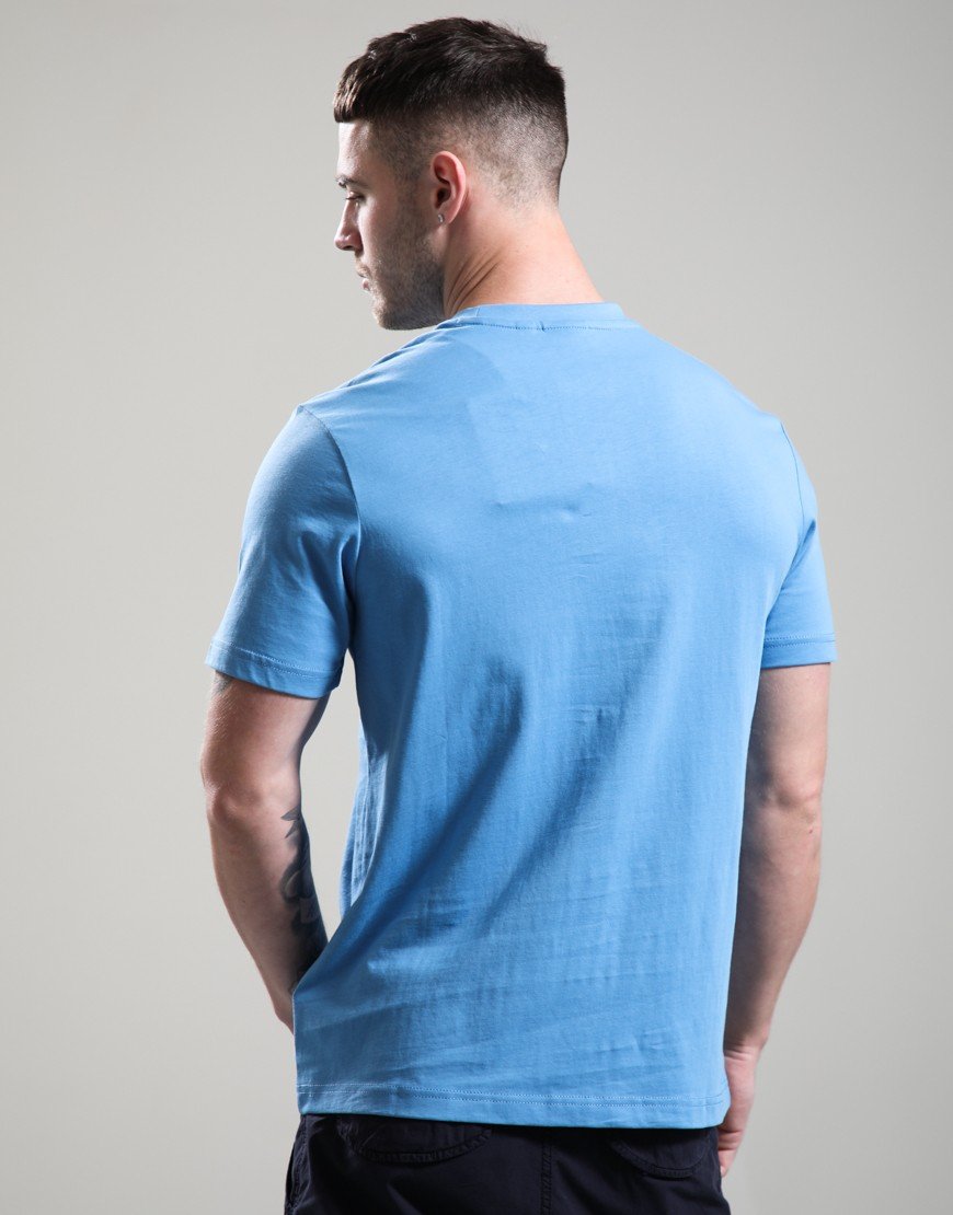 Napapijri S-Box Logo T-Shirt Blue Jasper