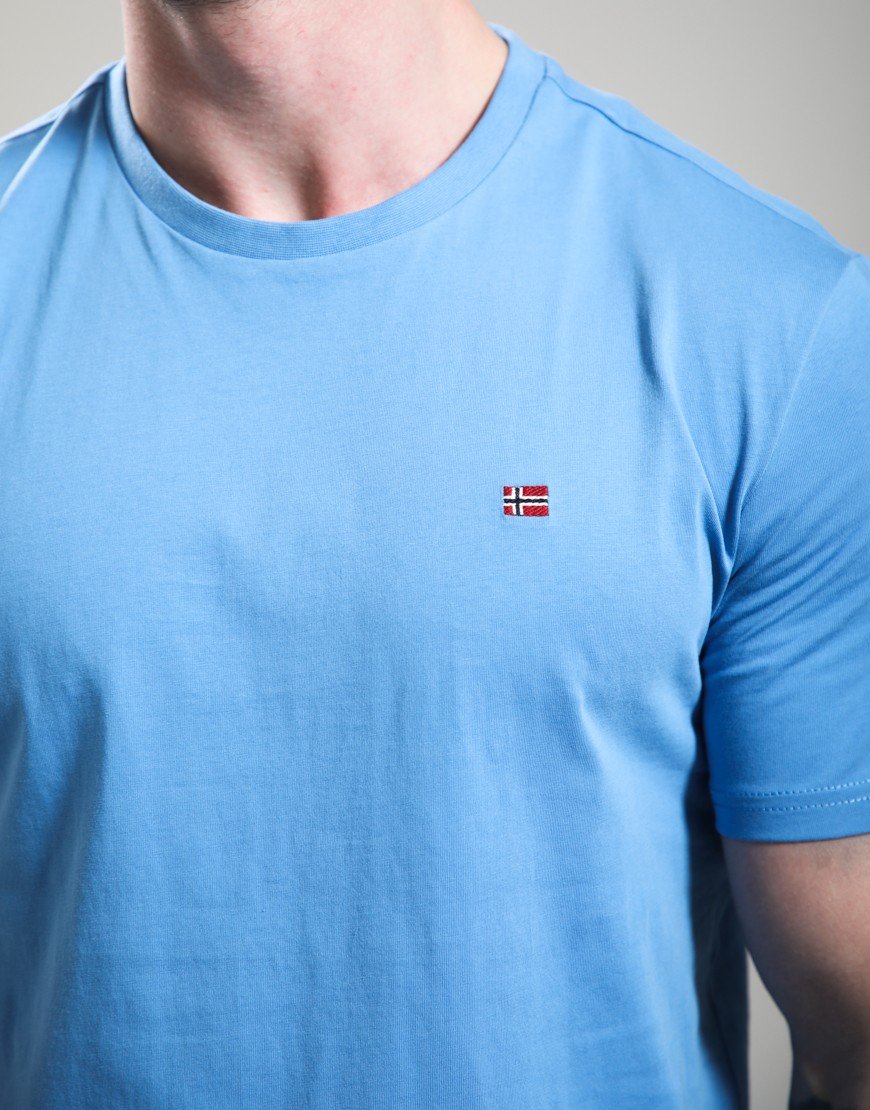 Napapijri Salis Summer T-Shirt Blue Jasper