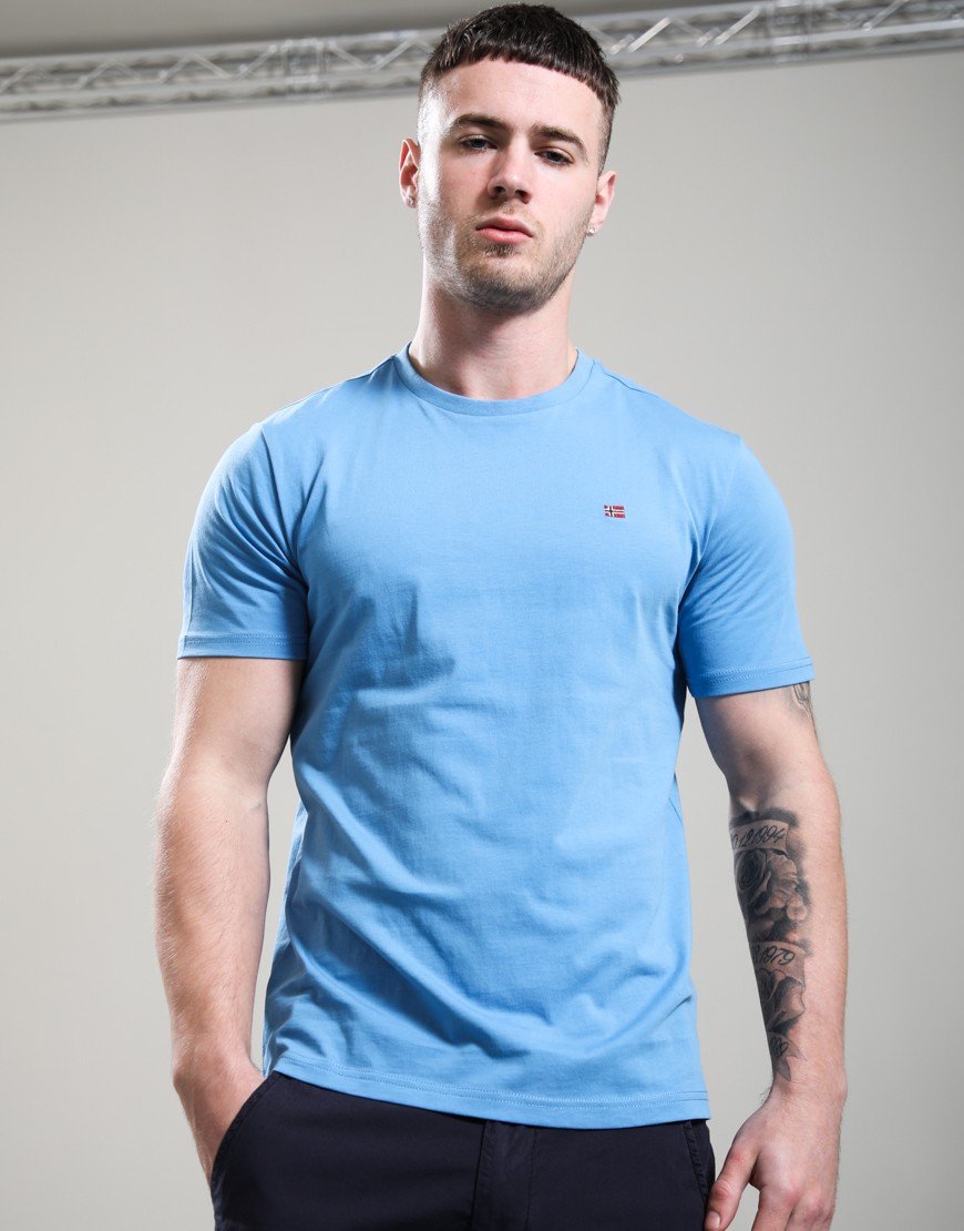 Napapijri Salis Summer T-Shirt Blue Jasper