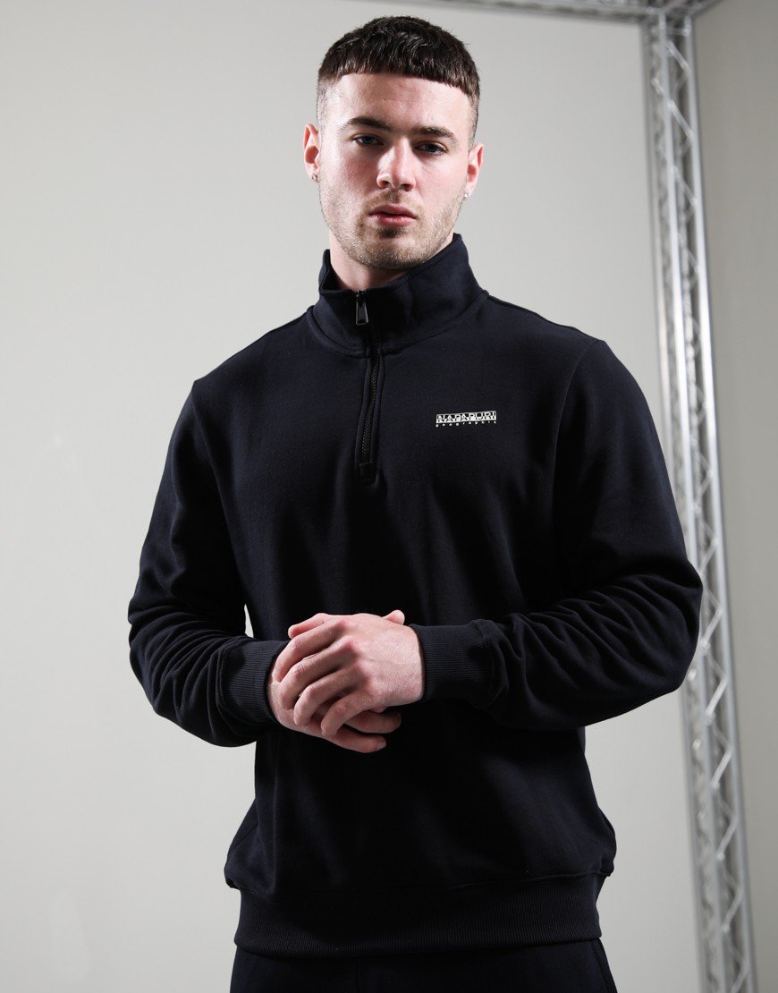 Napapijri B-Small Box Half Zip Black Beauty