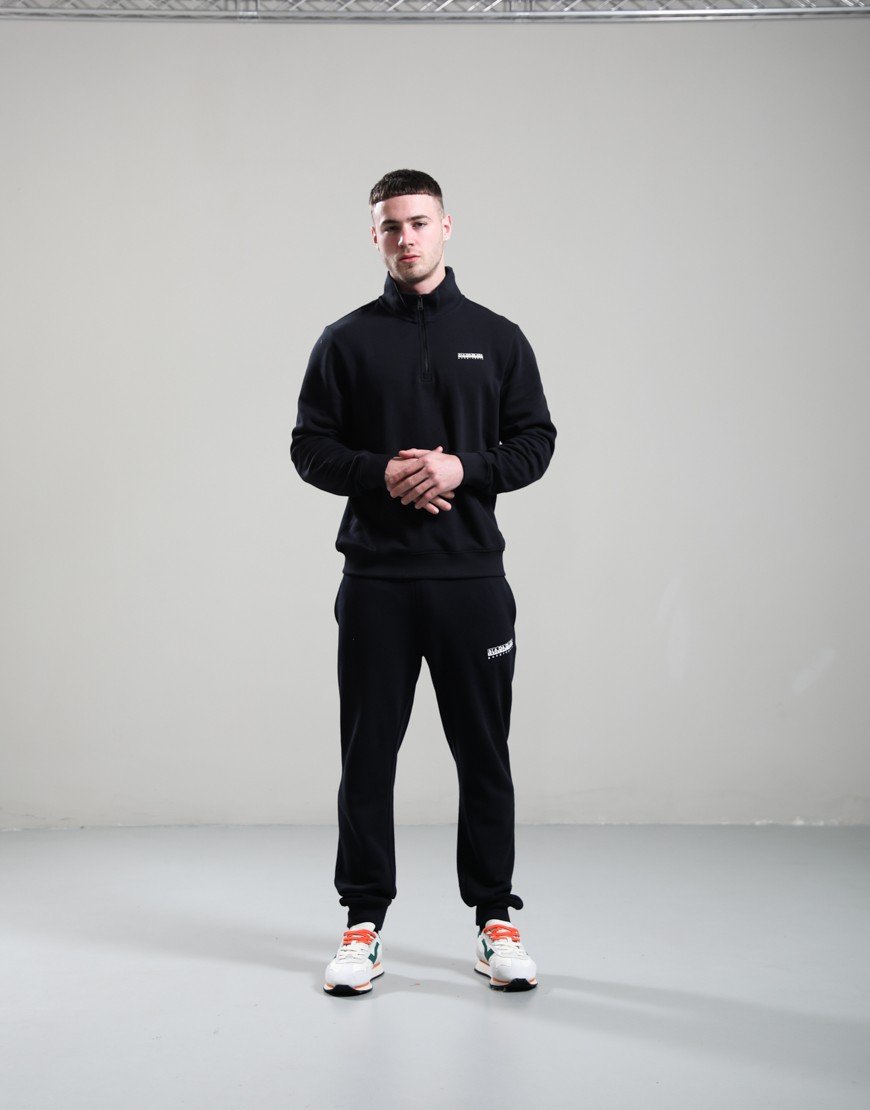 Napapijri B-Small Box Half Zip Black Beauty