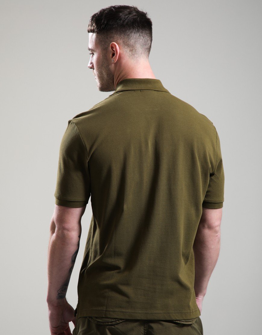 Napapijri E-Small Box Polo Shirt Dark Olive