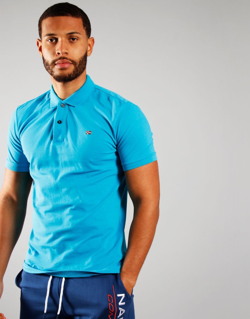 Napapijri Azzurro Cotton Men Polo