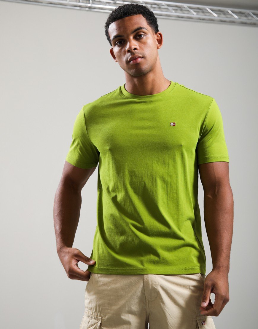 Napapijri Salis SS Summer T-Shirt Golden Cyp G3B