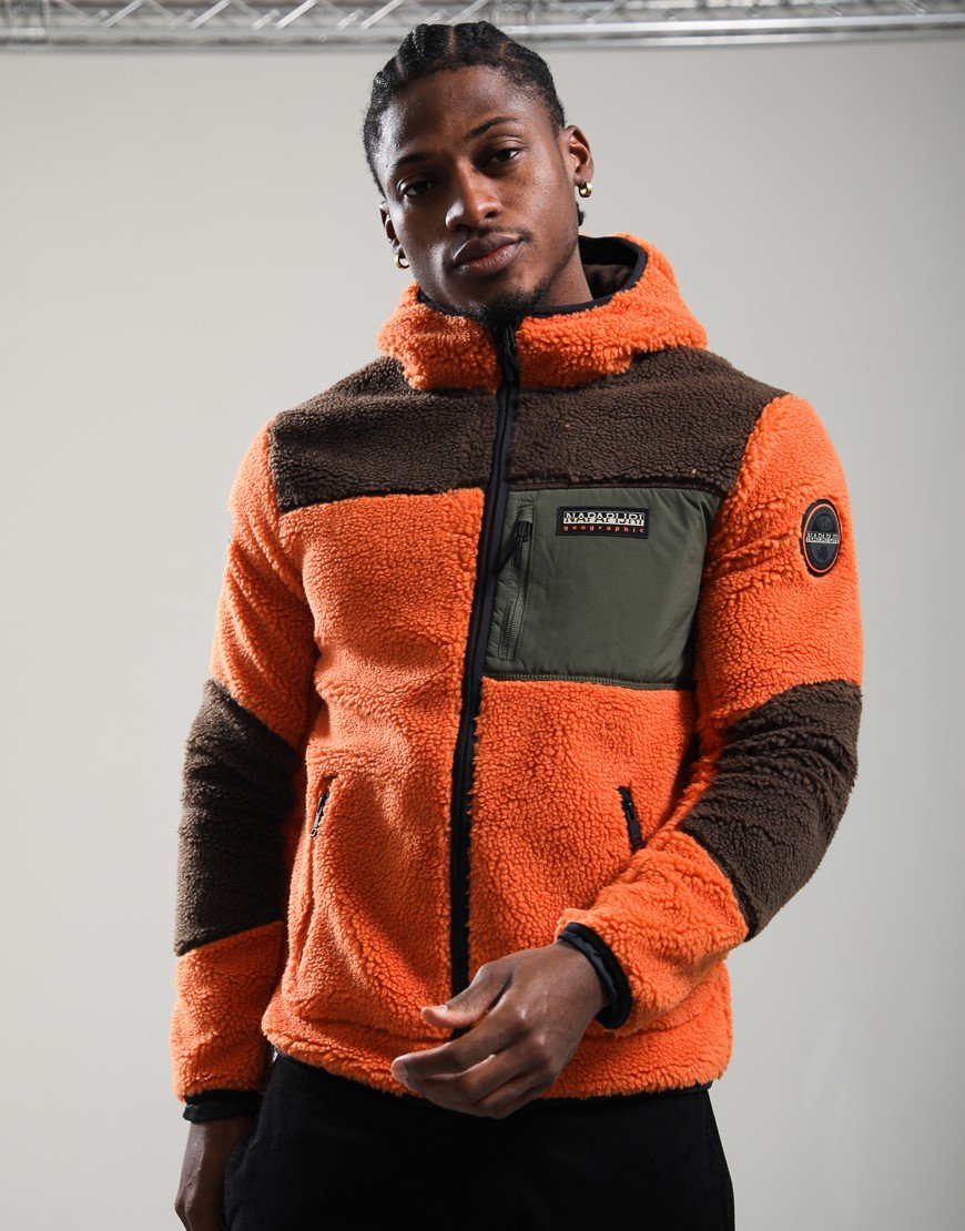 Napapijri Yupik Full Zip Fleece Hoodie Multicolour M5E