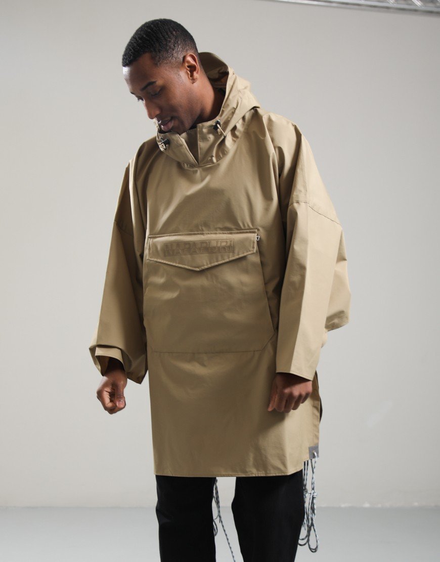 Napapijri Raincape Anorak Jacket Kelp