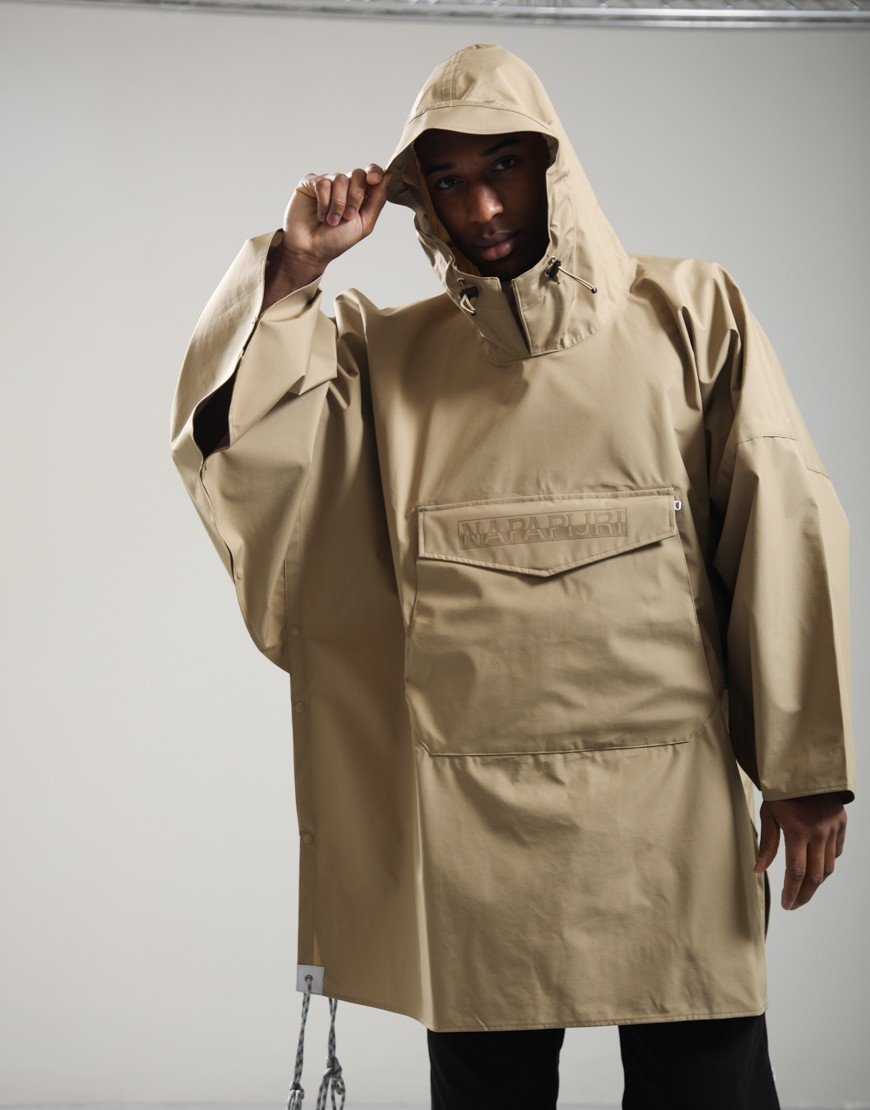 Napapijri Raincape Anorak Jacket Kelp