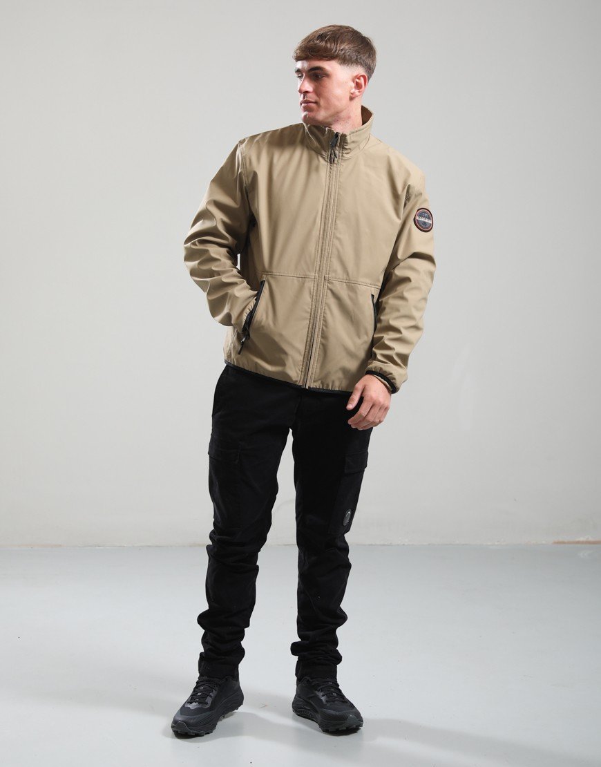 Napapijri A-Tundra Full Zip Stand Jacket Petrified Oak