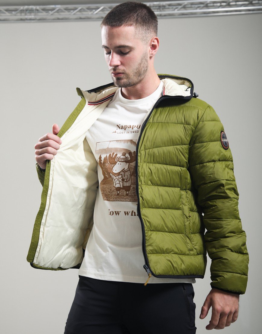 Napapijri Aerons Hooded Jacket 4 Avocado G4C