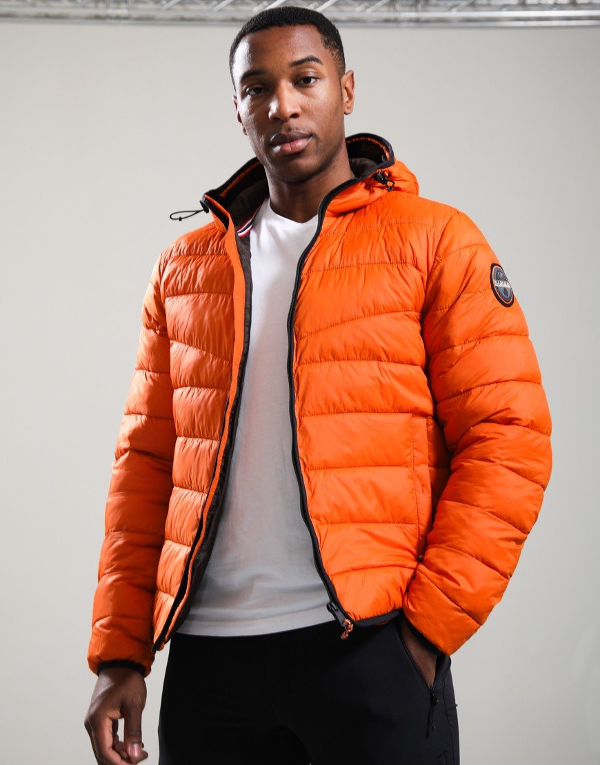 Napapijri Aerons Hooded Jacket 4 Gold Flame Awq