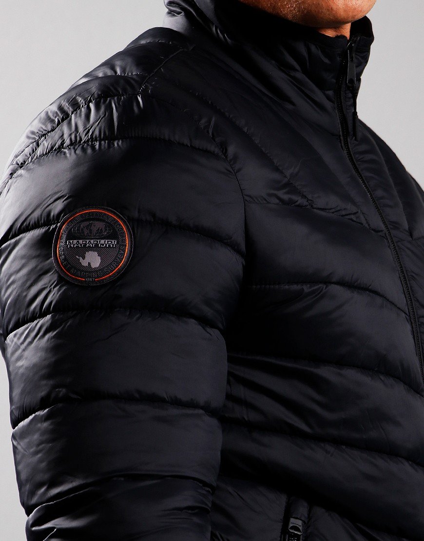 Napapijri Aerons 2 Stand Collar Jacket Black - Terraces Menswear