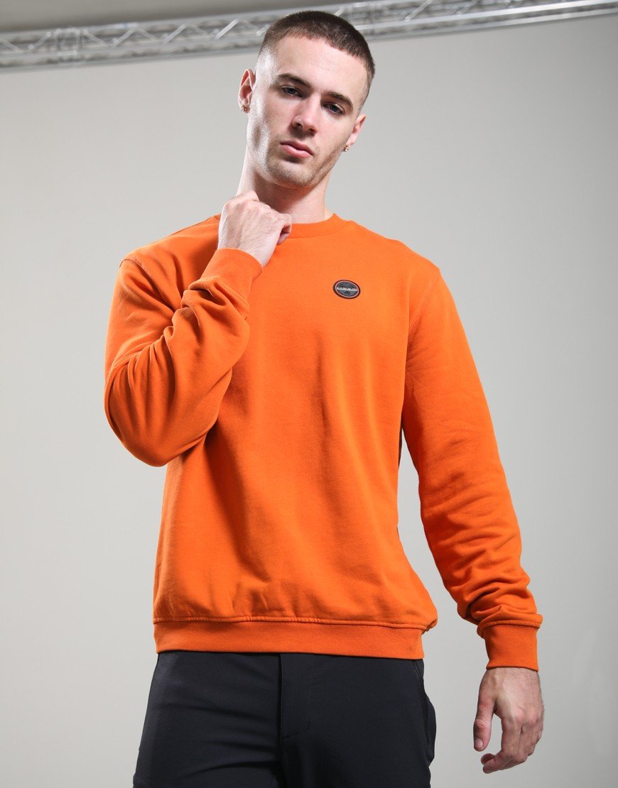 Napapijri B-Badge Crew Sweat Gold Flame Awq