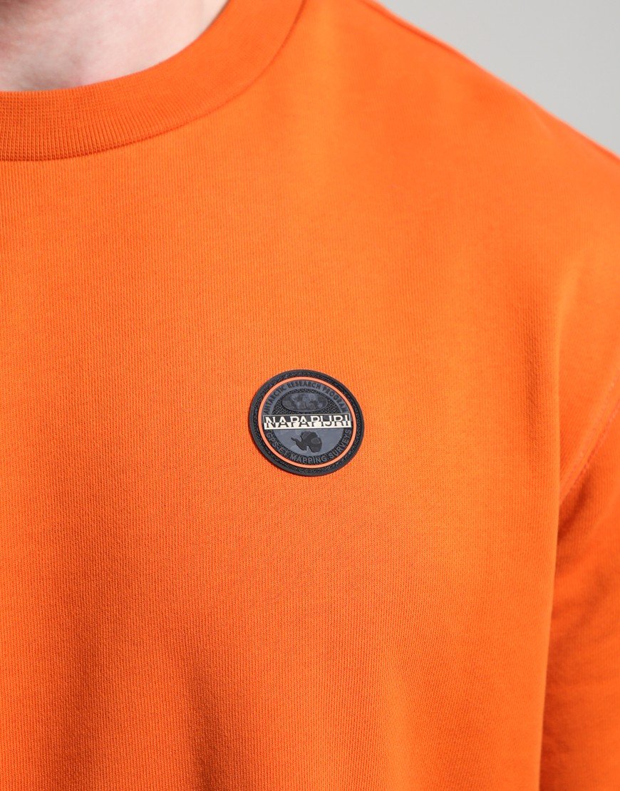 Napapijri B-Badge Crew Sweat Gold Flame Awq