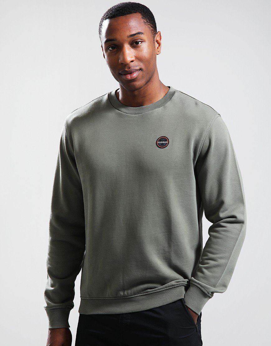 Napapijri B-Badge Crew Sweat Tea Leaf 