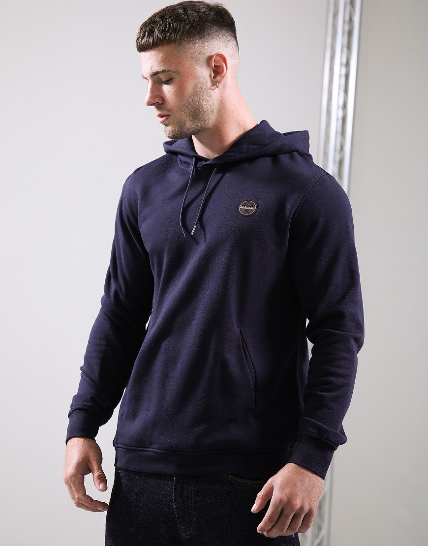 Napapijri B-Badge Hoodie Blu Marine