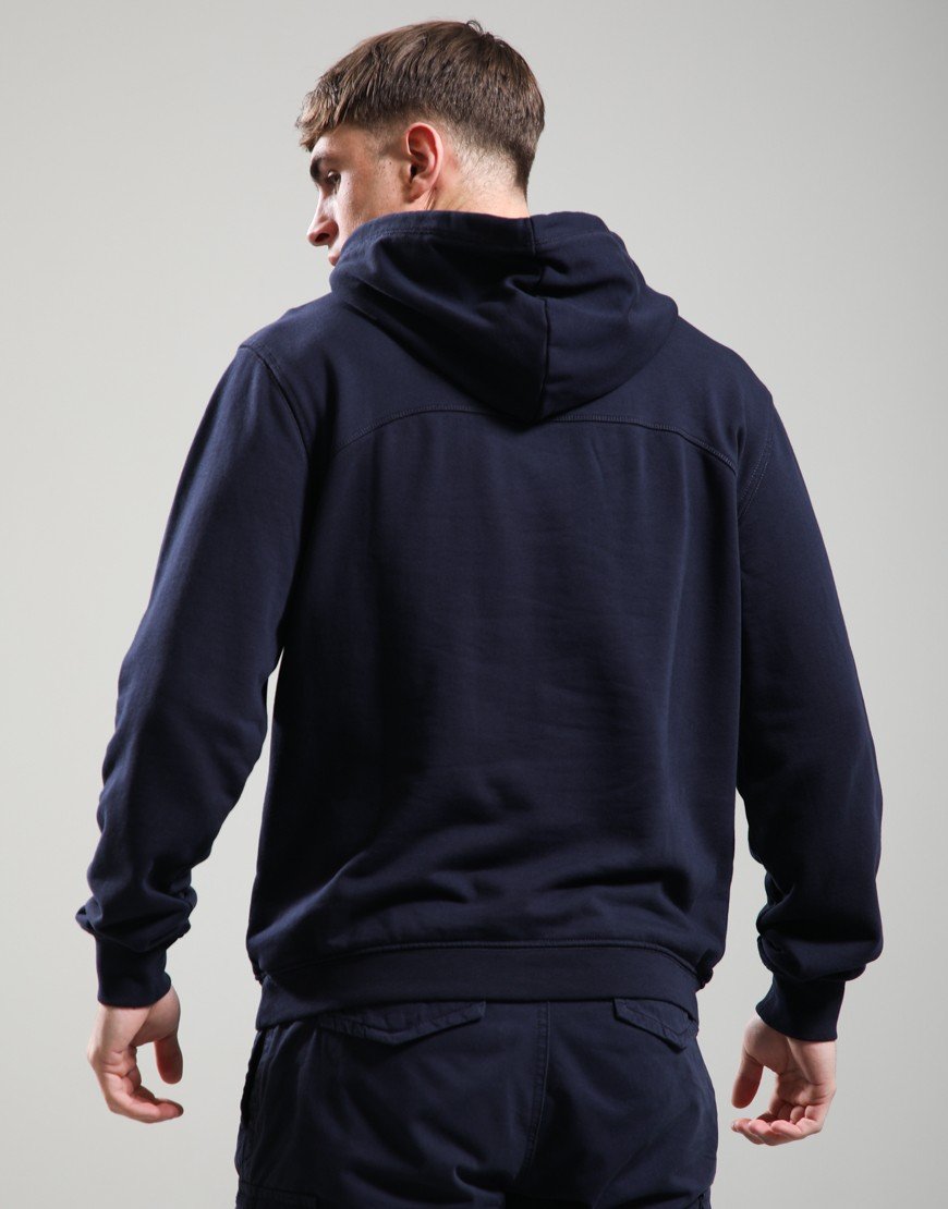 Napapijri B-Badge Hoodie Blu Marine