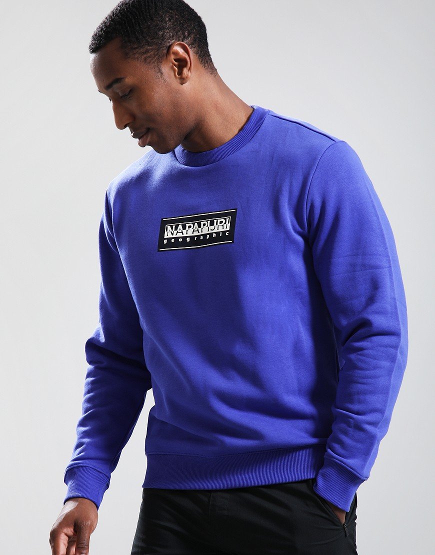 Napapijri B-Box Logo Crew Sweat Royal Blue