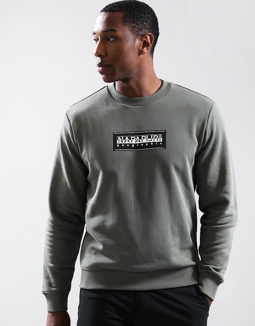 Napapijri B-Box Logo Crew Sweat Tea Leaf 