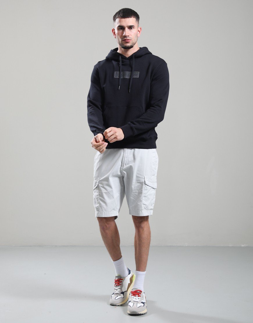 Napapijri B-Box Logo Hoodie Black Beauty